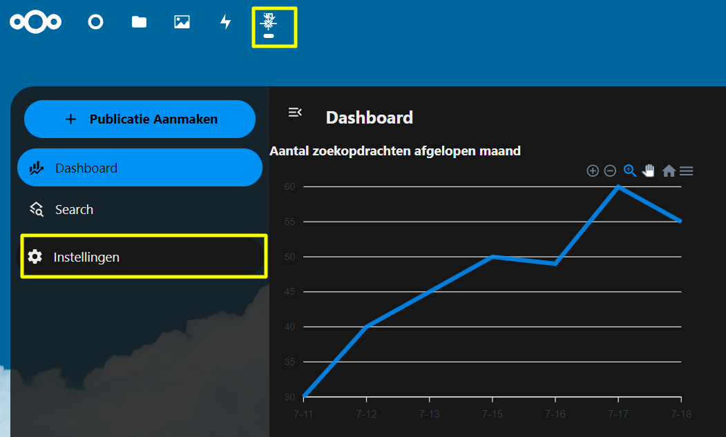 OpenCatalogi instellingen